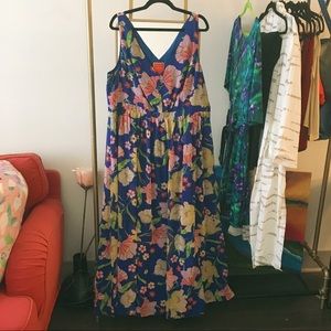 ModCloth Floral Maxi Dress